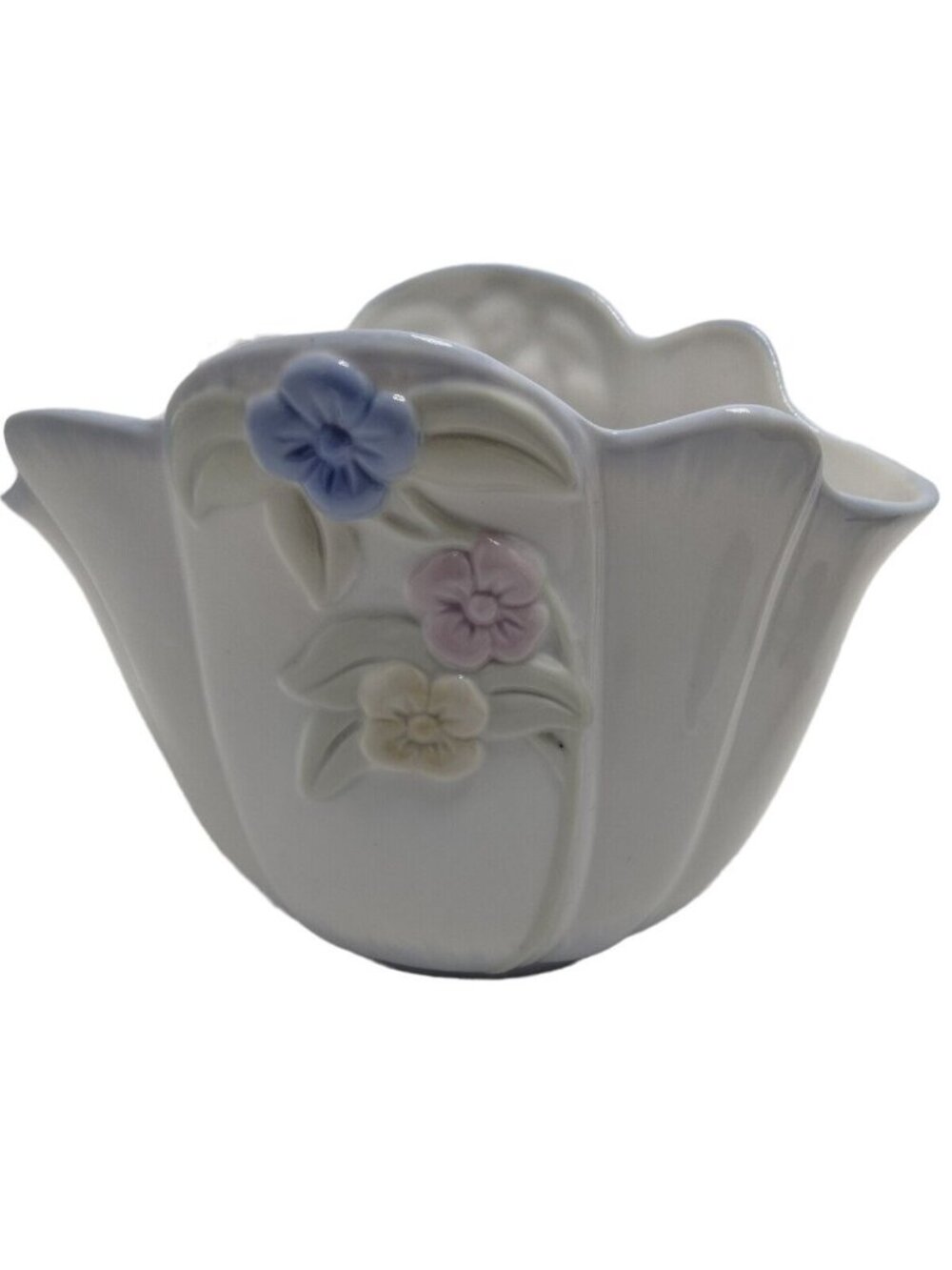 FTD Vase Especially For You Ceramic Flower 1992 3D Vintage  Cottage Farmhouse